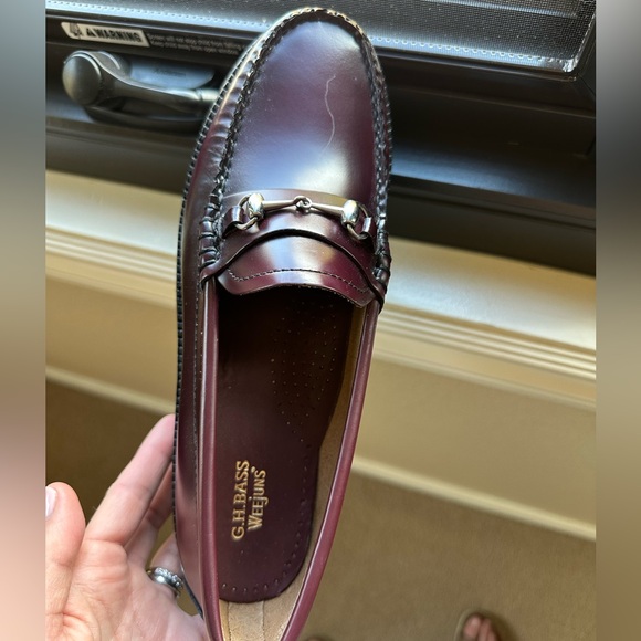 NWOT G.H. Bass Weejuns Women's Burgundy Loafers Never Worn - Picture 9 of 13